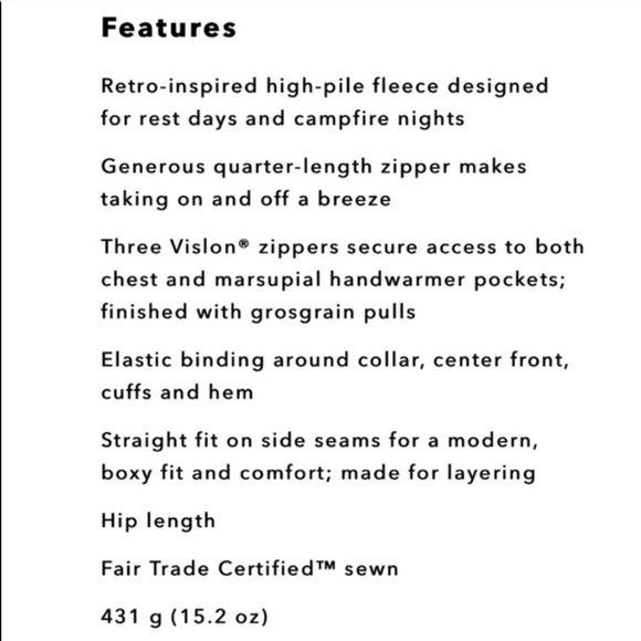 Patagonia Women's Retro Pile Fleece Marsupial - Picture 6 of 8